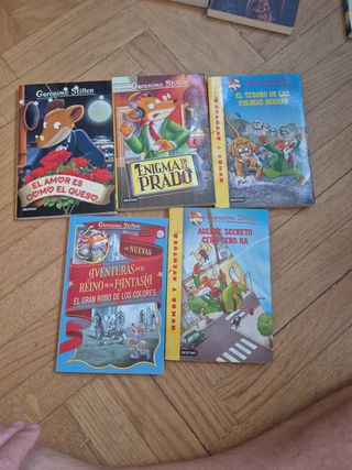 Geronimo Stilton pack 5 libros