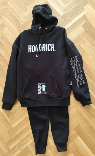Chándal Hoodrich negro unisex
