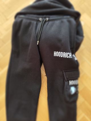 Chándal Hoodrich negro unisex
