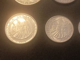 San Marino 7 monedas 1974 SC