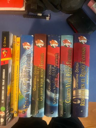 libros de geronimo stilton 
por separado tmb 