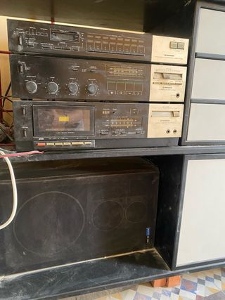 Equipo de sonido música Pioneer vintage radio hifi