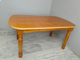 Mesa + 4 sillas madera maciza