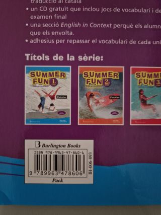 SUMMER FUN ALUM+CD 1 ESO CATALAN
