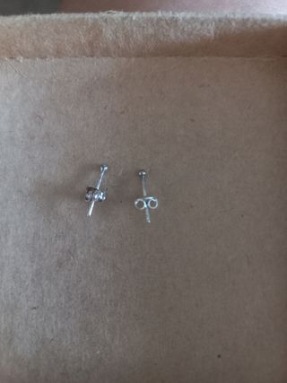 Pendientes de plata bolitas