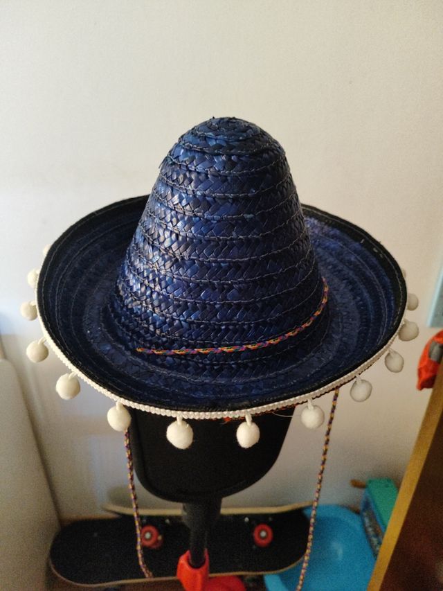 Sombrero mexicano azul - Niño