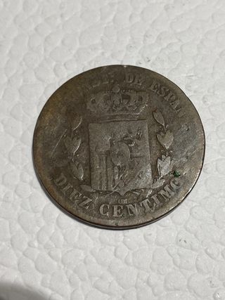 Moneda antigua 1879