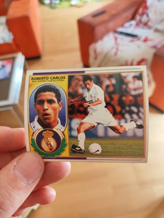 Cromo Roberto Carlos Real Madrid
