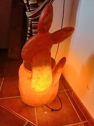 Sillón canguro infantil con luz