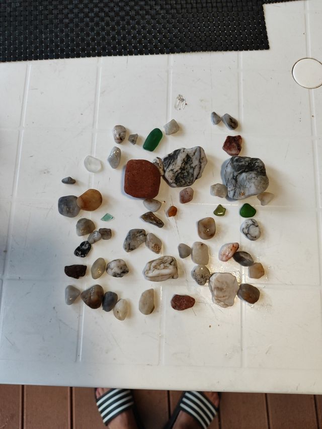 Piedras marinas - Lote variado
No incluye tapper