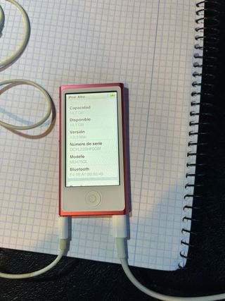 iPod nano 7ª generación 16GB rosa en su caja