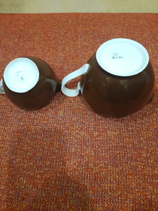 Jarras Leche Porcelana - 2 pzas