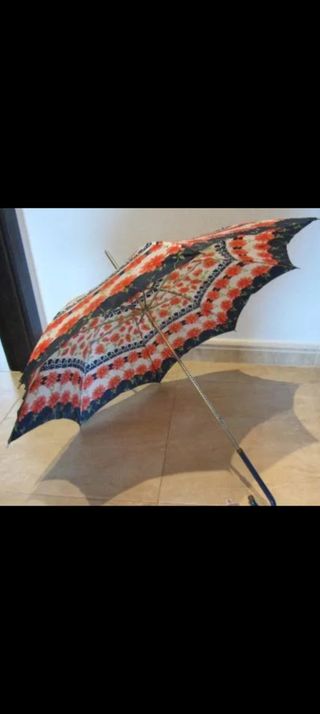 Paraguas antiguo vintage infantil / señora años 80