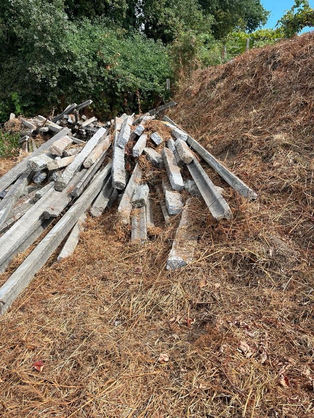 Vigas hormigón - Columnas granito