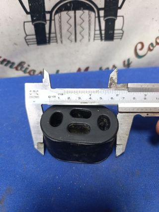 Soporte goma escape clásico
