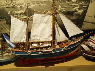 Maqueta Barco Velero Artesanal