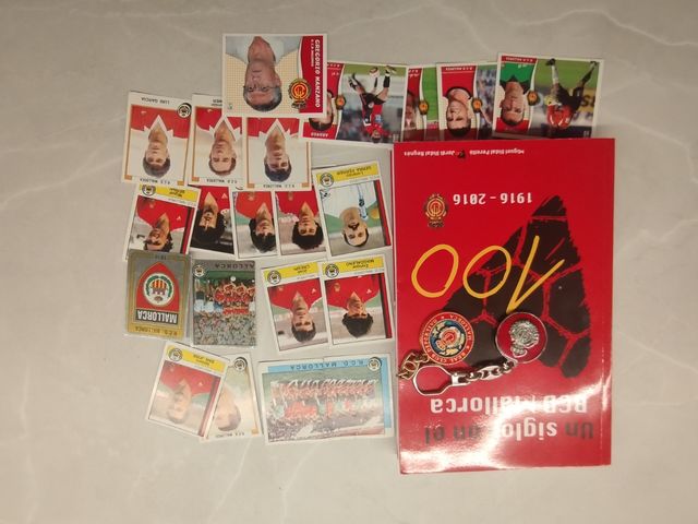 Pack cromos RCD Mallorca + libro