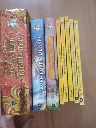 Lote libros Gerónimo Stilton 