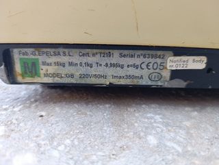 Bascula Epelsa fruteria