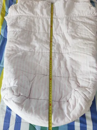 Funda -saco carrito bebé rosa claro