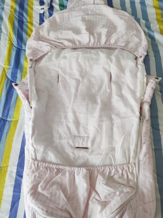 Funda -saco carrito bebé rosa claro