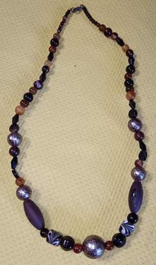 Collana artigianale multi-colore