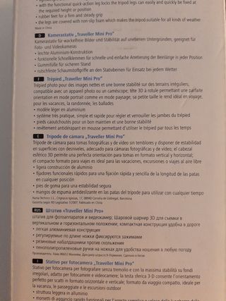 Trípode Hama Traveller Mini Pro