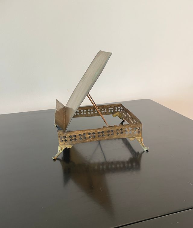 Atril bronce neogótico siglo XIX