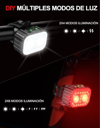 Luces Bicicleta - Delanteras y Traseras