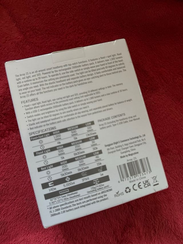 Olight Array 2S - Linterna Frontal 1000 lúmenes