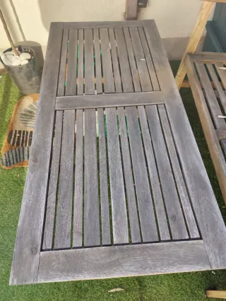 Conjunto jardín CASARIA - Madera acacia