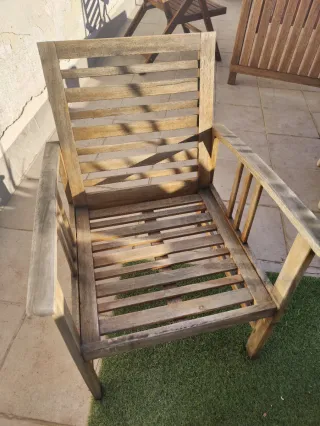 Conjunto jardín CASARIA - Madera acacia