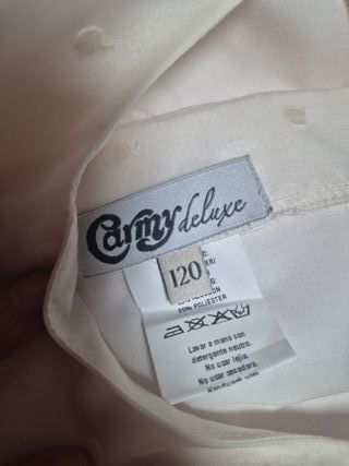 Vestido comunión niña manga francesa