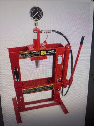 Prensa hidráulica 10T - roja