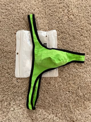 Tanga verde neón hombre - Talla M