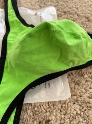 Tanga verde neón hombre - Talla M