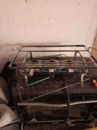 Grelhador de Pedra Antigo - 3 Lugares