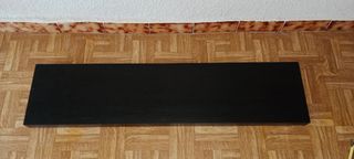 3 baldas - Negro, Beige, Madera