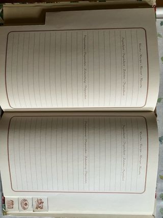 Libro para recetas