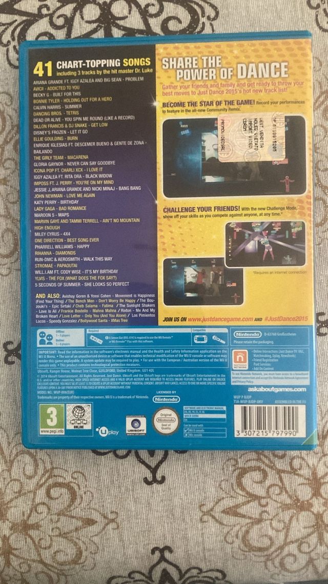Just Dance 2015 Wii U