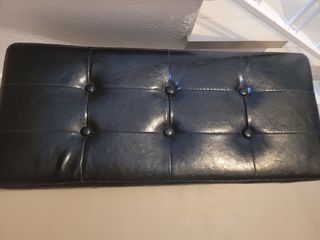 Banco zapatero con almacenaje - marrón y negro