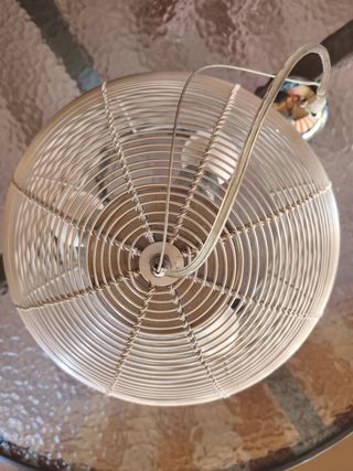 Lámpara techo Narvi - Rejilla metal + 3 Bombillas