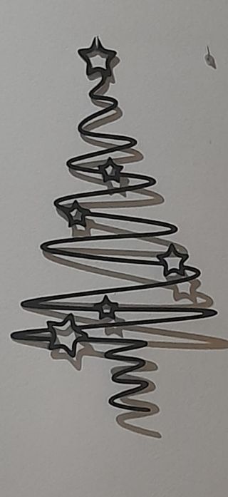 Árbol Navidad metal negro