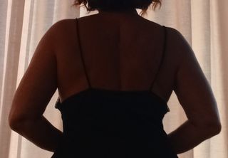 Sottoveste nera vintage