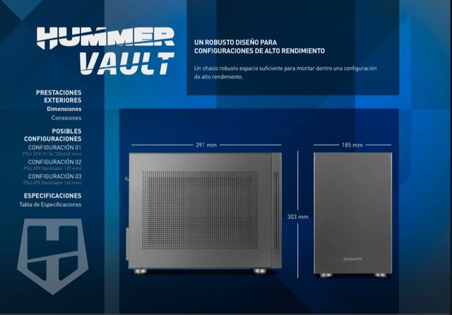 Nox Hummer Vault (SAMA IM01) - Caja PC