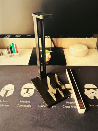 ⚡ Soporte cascos y mando gaming RGB ⭐