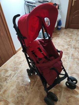 Silla paseo bebé roja marca Jane nanuq XL