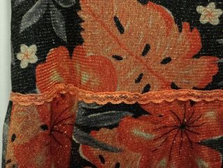 Vestido Flores y brillante