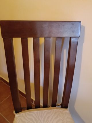 3 Sillas comedor madera maciza