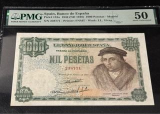 Billete 1000 Pesetas España 1946